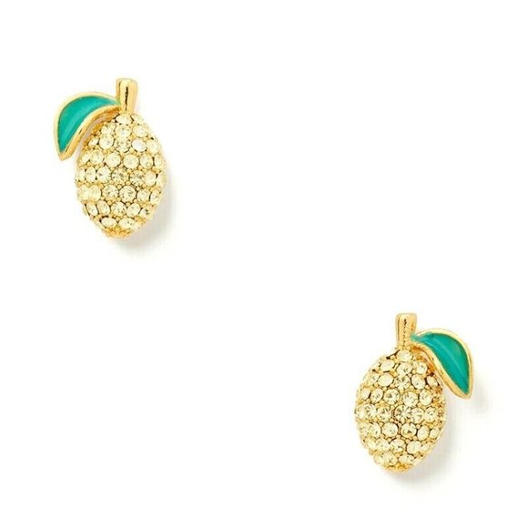 Kate Spade Picnic Perfect Lemon Studs Earrings